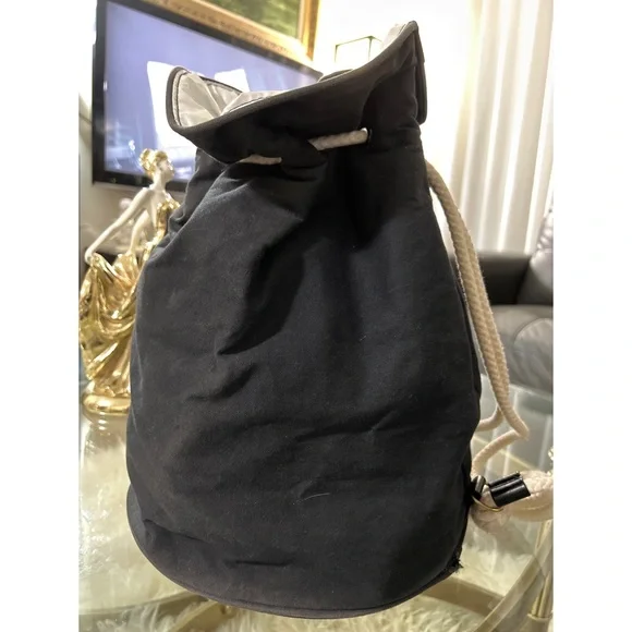 Chanel Canvas Drawstring Bucket Bag - Picture 2 of 15